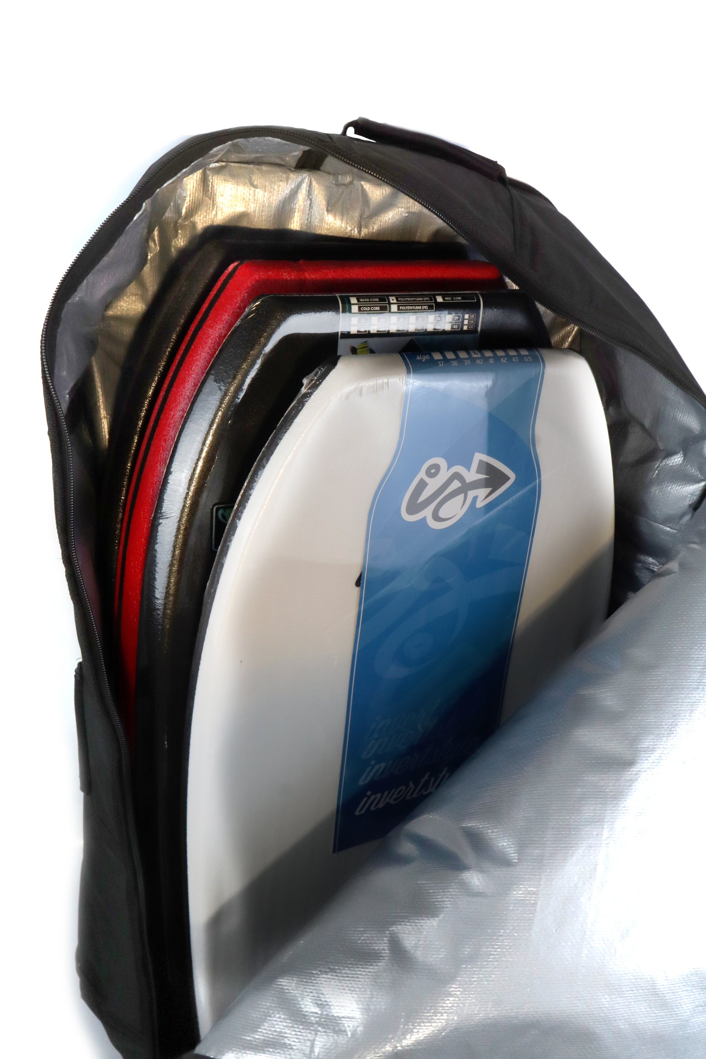Capa Invert Style Térmica TRAVEL com rodinhas removíveis - 04 Boards