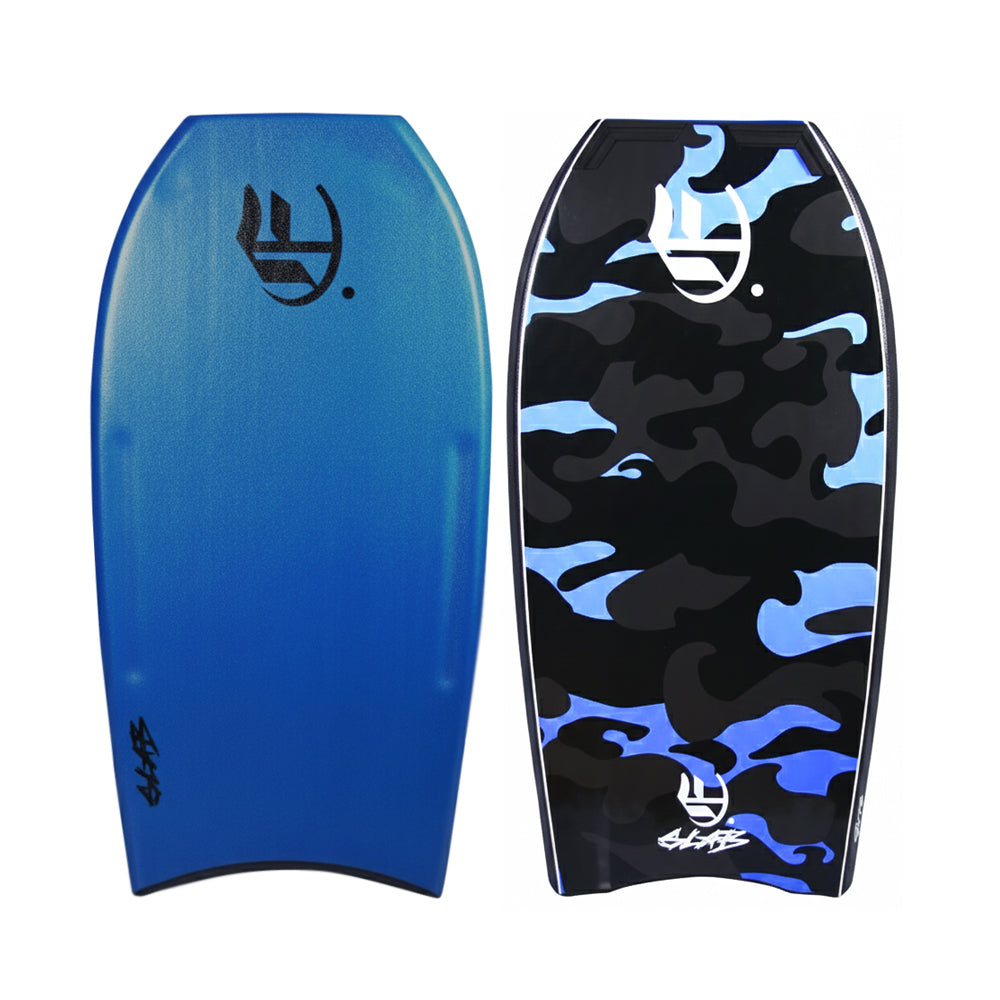 Empire Bodyboard Slab Warrior PP Crescent com Grafico Camuflado Azul