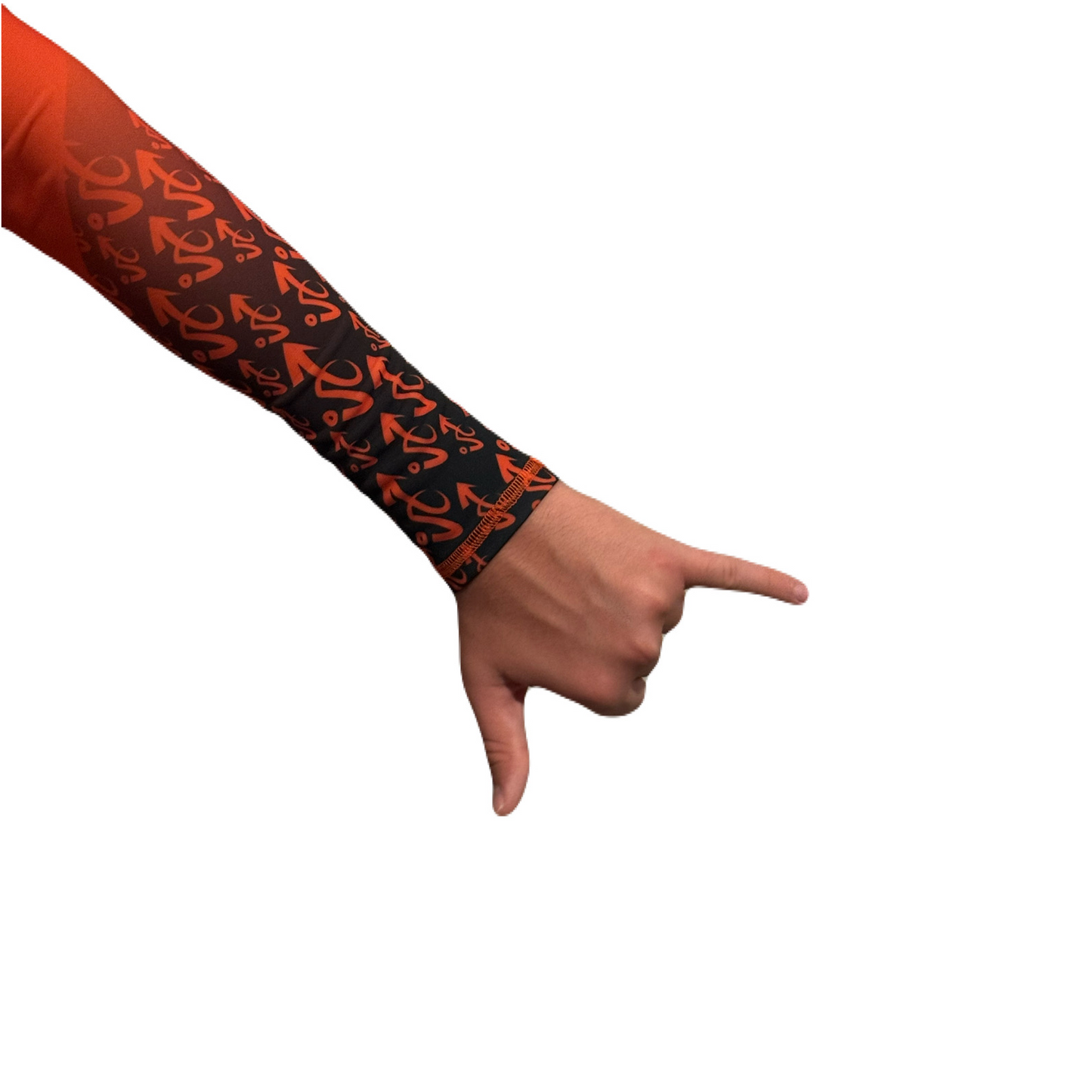 Lycra Invert Style Manga Longa Laranja