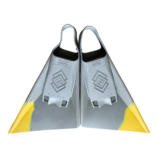 Nadadeira Air Hubb - Cinza/Amarelo