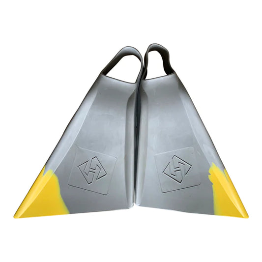 Nadadeira Air Hubb - Cinza/Amarelo
